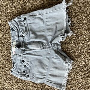 Levi's kids Gray Denim Shorts